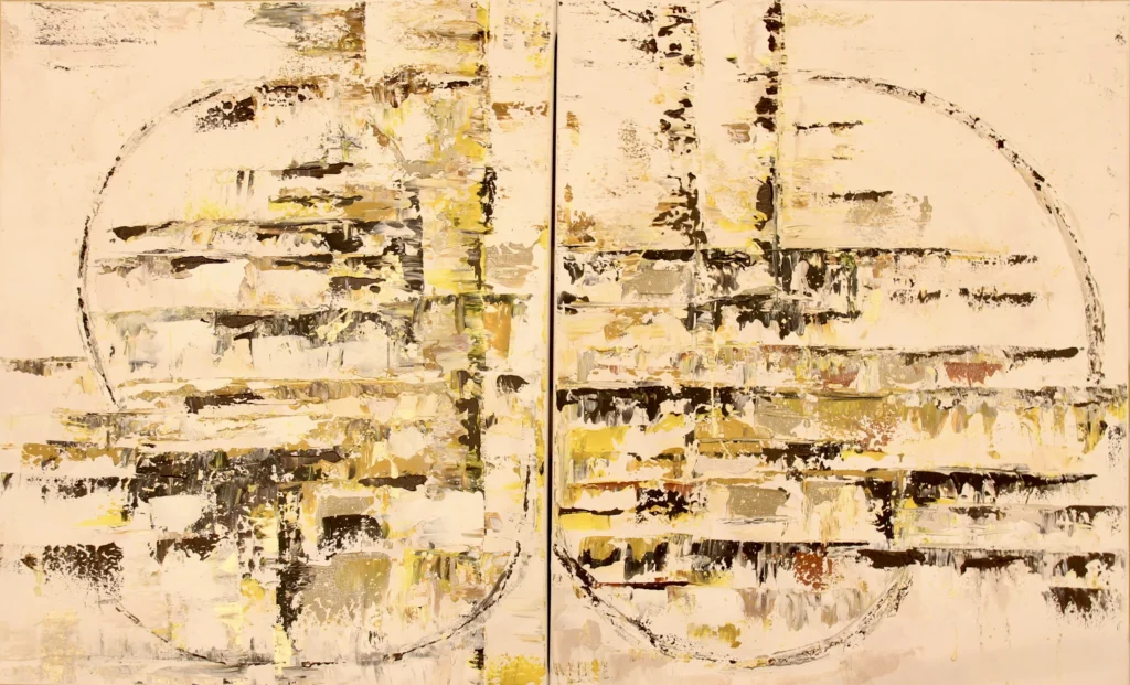 textured abstract art​ on canvas